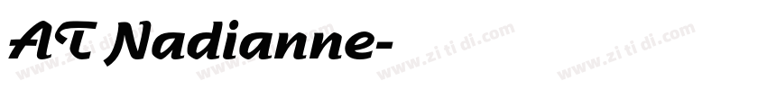 AT Nadianne字体转换